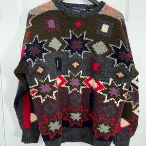 JJ. Farmer vintage 90’s - 100% wool sweater sz M